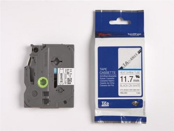 Páska Brother TZE-535, bílý/modrý, 8m, 12mm