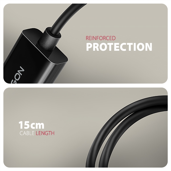 AXAGON RVD-HI20N, DisplayPort -> HDMI 2.0b redukce / adaptér, 4K/60Hz