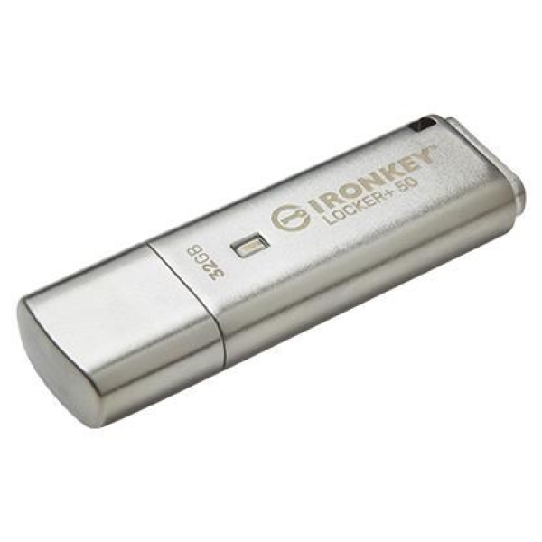 Kingston Flash Disk IronKey 32GB IKLP50 Locker+ 50 AES USB, w/256bit Encryption