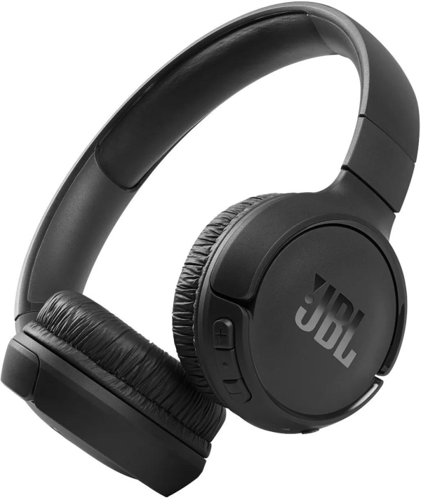 JBL Tune 510BT Black sluchátka na uši, bezdrátová, Bluetooth 5.0, 32 ohm, výdrž až 40 hod, rychlé nabíjení, černá