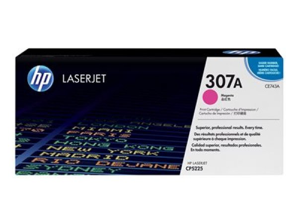 Toner HP CE743A purpurový (7 300 stran)