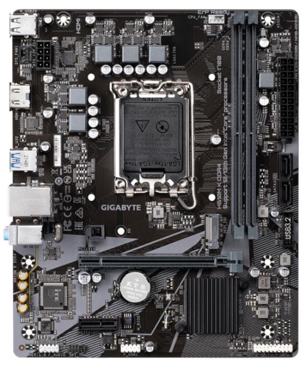 GIGABYTE MB Sc LGA1700 H610M K DDR4, Intel H610, 2xDDR4, 1xHDMI, mATX