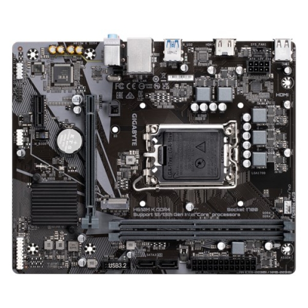 GIGABYTE MB Sc LGA1700 H610M K DDR4, Intel H610, 2xDDR4, 1xHDMI, mATX