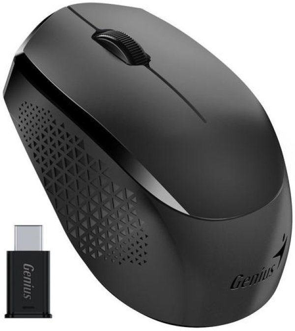 GENIUS myš NX-8000S Type-C/ 1200 dpi/ USB-C/ bezdrátová/ tichá/ černá