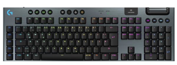 Logitech G915 X LIGHTSPEED Low-Profile Wireless Gaming Keyboard - LINEAR - BLACK - US - 2.4GHZ/BT - USB-C - EMEA?v=1764920548
