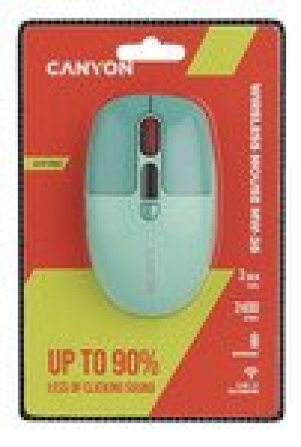 CANYON mouse MW-26 LCD Silent Dual Mode Wireless Green