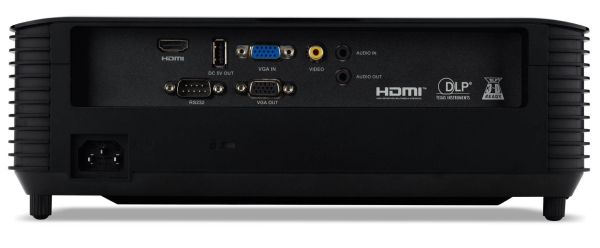 ACER Projektor X1228H, DLP 3D, XGA (1024x768), 4500ANSI, 20000:1, VGA, HDMI, 1x3W,  2.8 kg,ColorBoost 3D, ColorSafe II