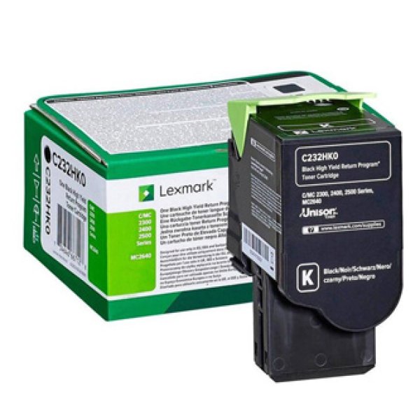 Toner Lexmark C2320K0 černý