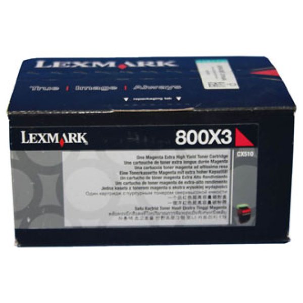 Toner Lexmark 80C0X30 purpurový