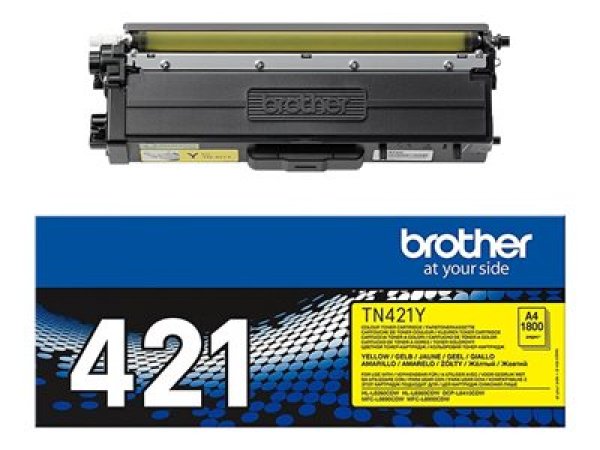 Toner BROTHER TN-421Y žlutý (1 800 stran)