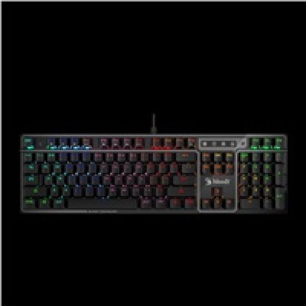 A4tech Bloody Klávesnice B750N, herní klávesnice, mechanická, drátová, Green Switch, CZ/SK, Černá?v=1749988805