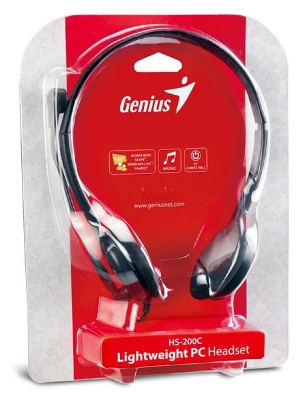 GENIUS sluchátka HS-200C headset ,otočný mikrofon