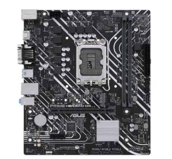 ASUS MB Sc LGA1700 PRIME H610M-D DDR4, Intel H610, 2xDDR4, 1xHDMI, 1xVGA, mATX