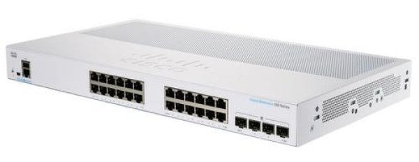 Cisco switch CBS350-24T-4X-EU (24xGbE,4xSFP+,fanless) - REFRESH