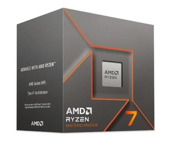 CPU AMD RYZEN 7 8700F, 8-core, až 5GHz, 24MB cache, 65W, socket AM5, BOX