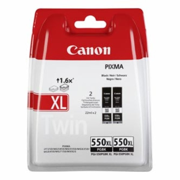 Canon cartridge PGI-550PGBk XL pigment black double pack