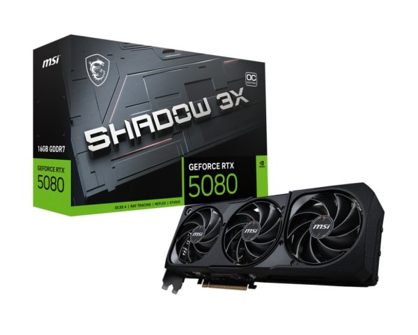 MSI GeForce RTX 5080 SHADOW 3X/OC/16GB/GDDR7?v=1750053604