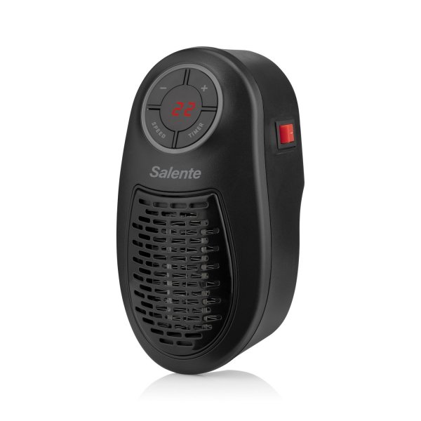 Salente HotHeat, teplovzdušný mini ventilátor, 500 W, černý?v=1757886007