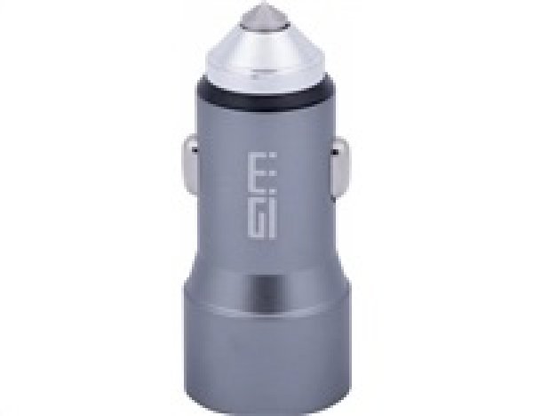 WG - Nabíječka do auta 2x USB 58,5W , 1x USB-C PD 36W + 1x USB-A 22.5W, stříbrná