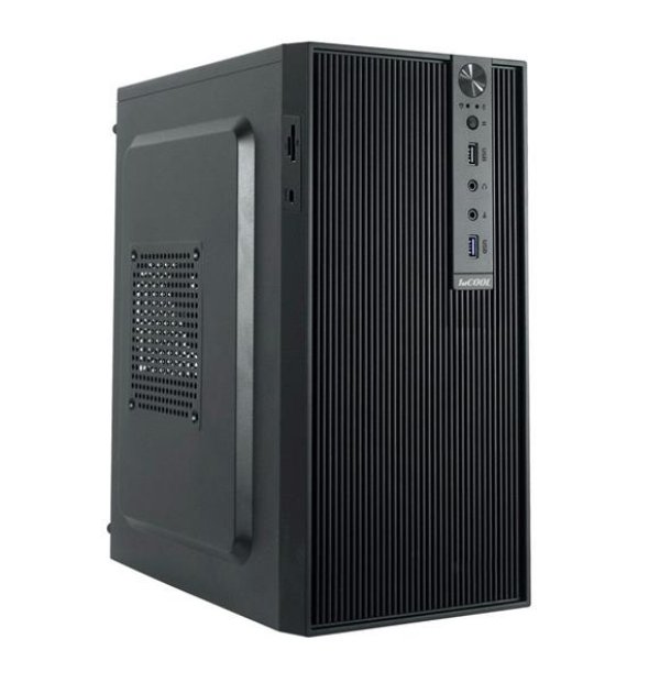 1stCOOL skříň STEP 6, micro tower, AU, USB 3.0, bez zdroje, černá