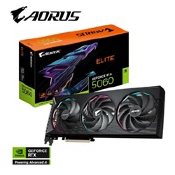 GIGABYTE AORUS GeForce RTX 5060 ELITE/8GB/GDDR7