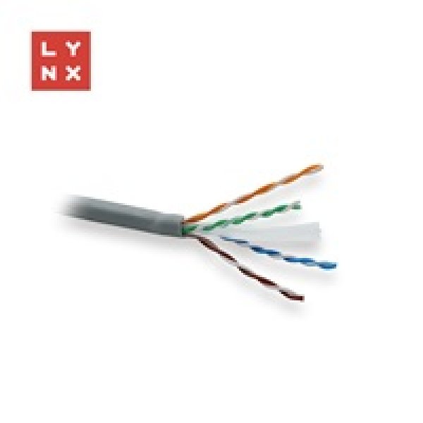 LYNX UTP kabel, Cat6, LSOH, celoměděný, vnitřní, šedý, box 305m?v=1755466814
