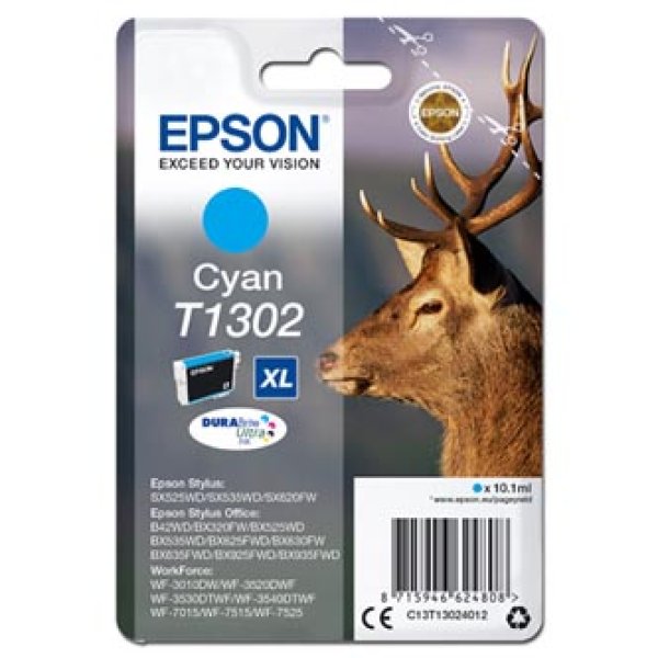 Náplň EPSON C13T13024010 azurová (10,1 ml)