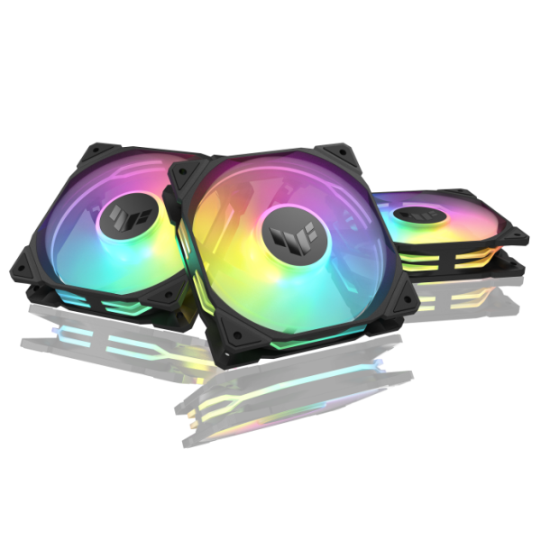 ASUS ventilátor TUF GAMING TR120 ARGB, 3x120mm, černá