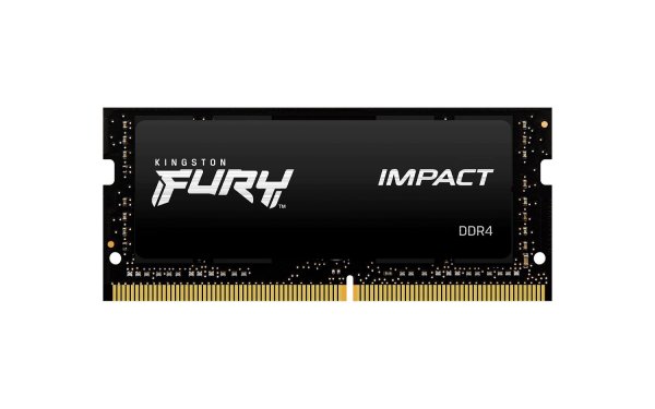 Kingston FURY Impact/SO-DIMM DDR4/16GB/3200MHz/CL20/1x16GB/Black