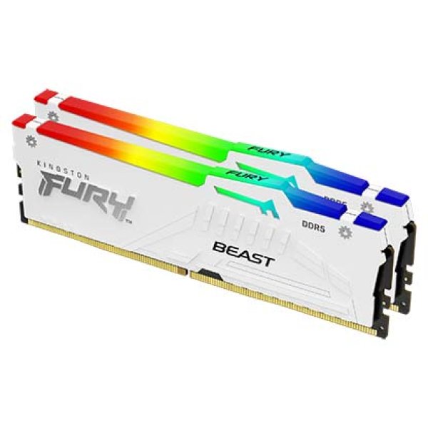 Kingston FURY Beast EXPO/DDR5/64GB/5200MHz/CL36/2x32GB/RGB/White?v=1746043203
