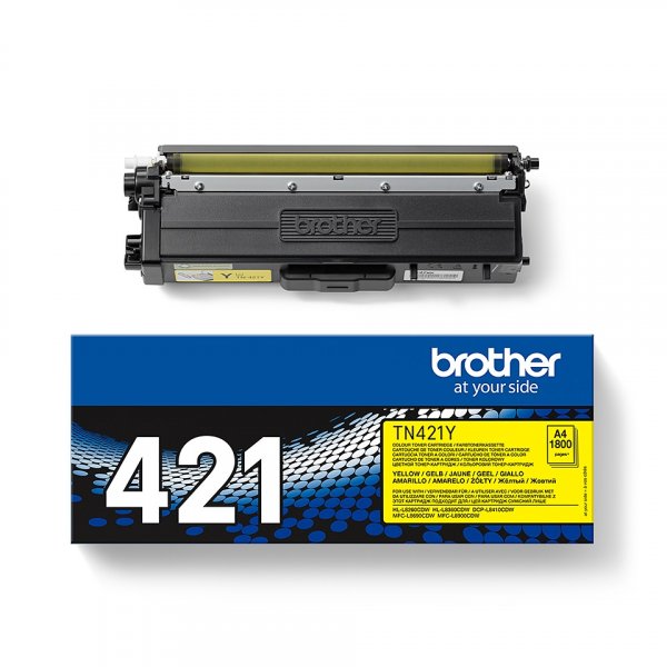 Toner BROTHER TN-421Y žlutý (1 800 stran)