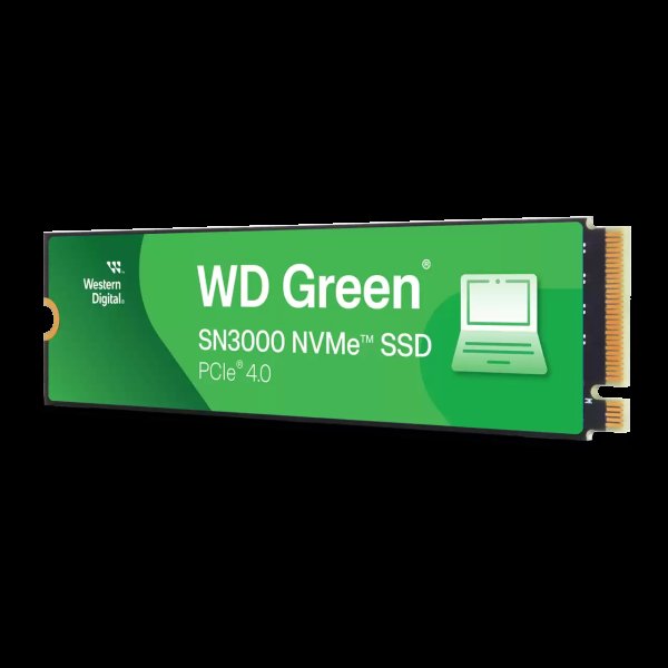 WD GREEN SSD 2TB SN3000, PCIe Gen4x4, M.2 2280, (R:5000/W:4200 MB/s)