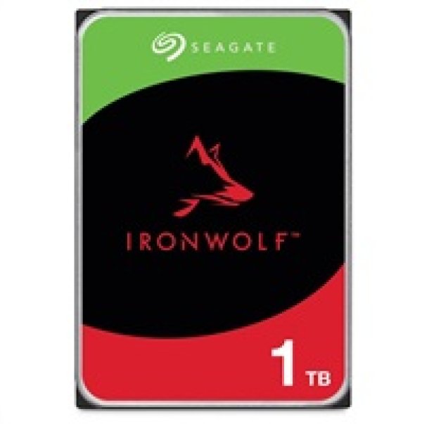 SEAGATE ST1000VN008 hdd IronWolf 1TB CMR 5400rpm 256MB NAS HDD 24x7 1-8bay 180MB/s 3.5 RAID SATA3-6Gbps