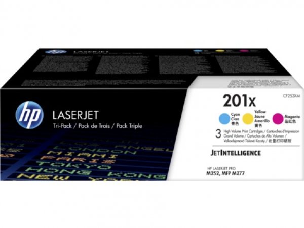 Toner HP č.201X CF253X CMY sada
