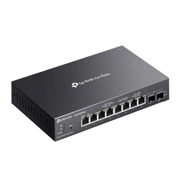 TP-Link OMADA JetStream switch SG2210XMP-M2 (8x2,5GbE,2xSFP+,8xPoE+,160W,fanless)