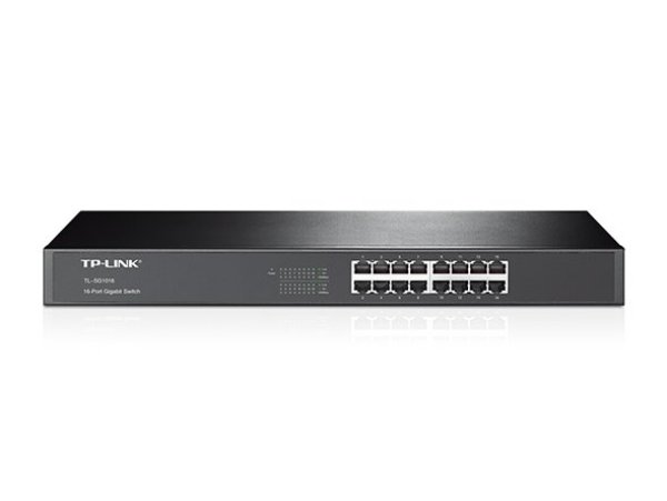 TP-Link switch TL-SG1016 (16xGbE, fanless)