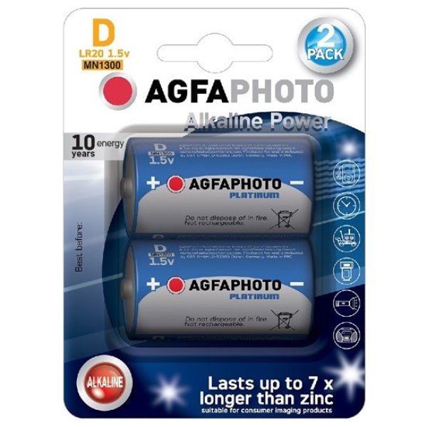 AgfaPhoto Power alkalická batéria 1.5V, LR20/D, blister 2ks ?v=1761864003