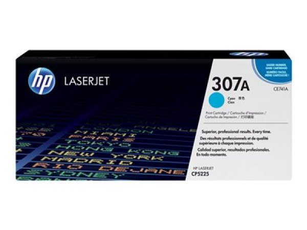 Toner HP CE741A azurový (7 300 stran)