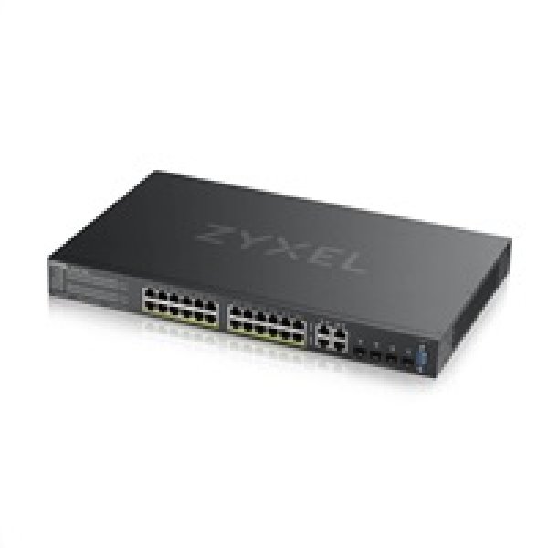 Zyxel GS2220-28HP 28-port L2 Managed Gigabit PoE Switch, 24x gigabit RJ45, 4x gigabit RJ45/SFP, PoE 375 W?v=1749297606