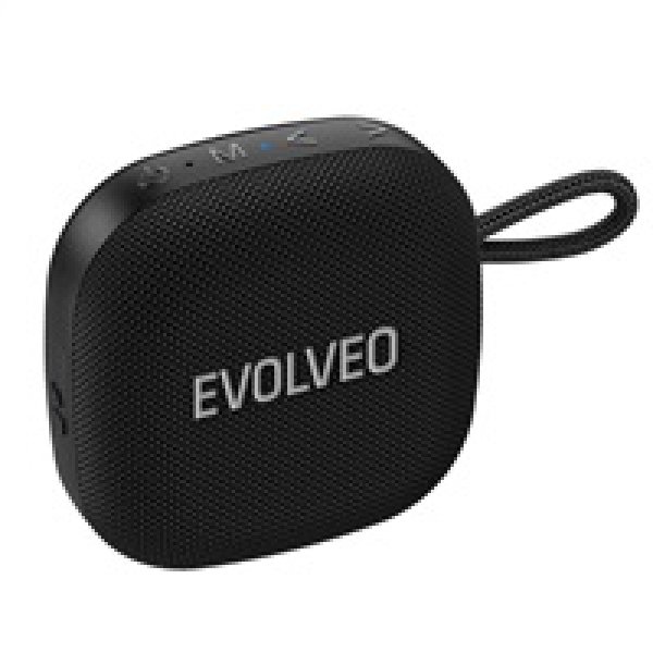 EVOLVEO TopSound, bezdrátový vodotěsný bluetooth reproduktor s rádiem, černý?v=1755466814