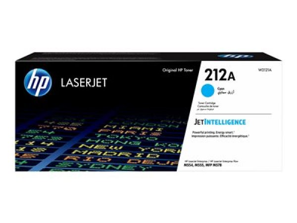 Toner HP W2121A, HP 212A azurový (4 500 stran)