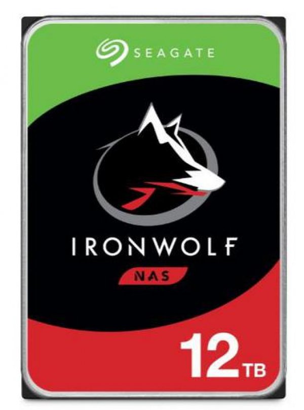 SEAGATE HDD IRONWOLF (NAS) 3,5" - 12TB, SATAIII, ST12000VN0008