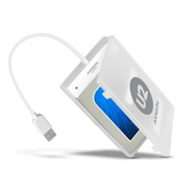 AXAGON ADSA-1S, USB2.0 - SATA HDD/SSD adaptér vč. 2.5'' pouzdra