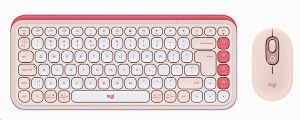 Logitech POP ICON COMBO - ROSE - US INT'L - BT - INTNL