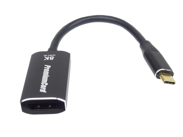 PREMIUMCORD Adaptér USB-C na DisplayPort DP1.4 8K@60Hz a 4k@120Hz