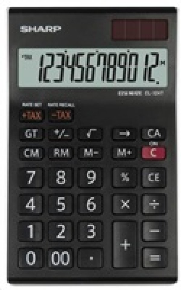 SHARP kalkulačka - EL-124TWH - černá?v=1755207603