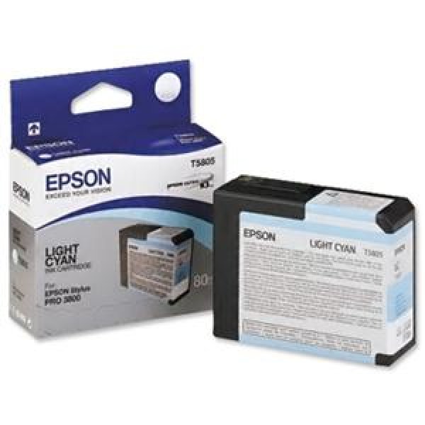 Náplň EPSON C13T580500 světle azurová (80 ml)
