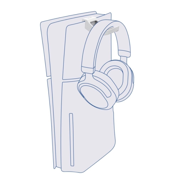 TRUST Držák GXT223, Pro PS5 ovladač, Bílá