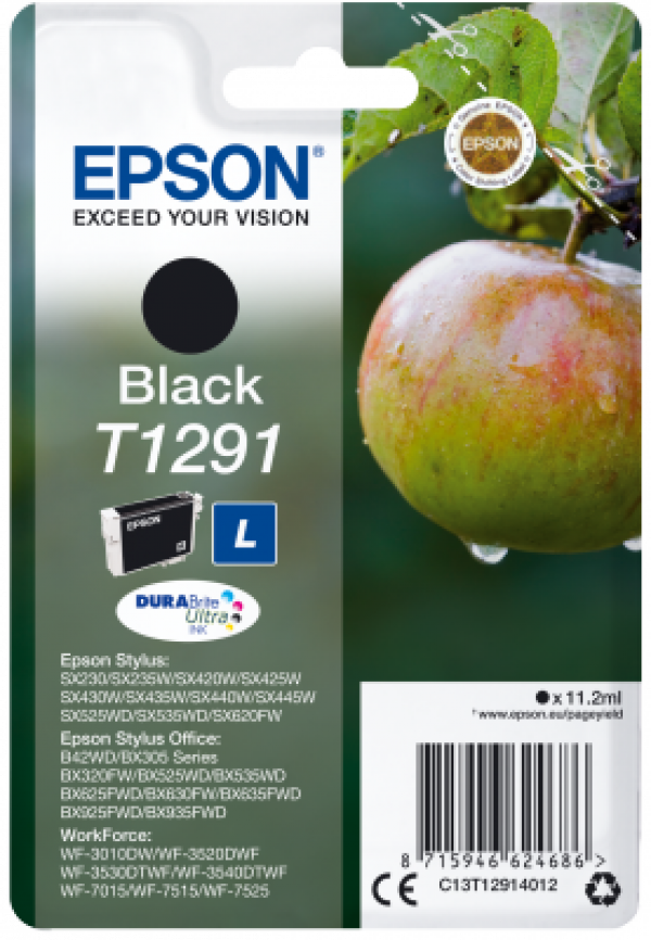 Náplň EPSON C13T12914012 (L) černá - Blistr