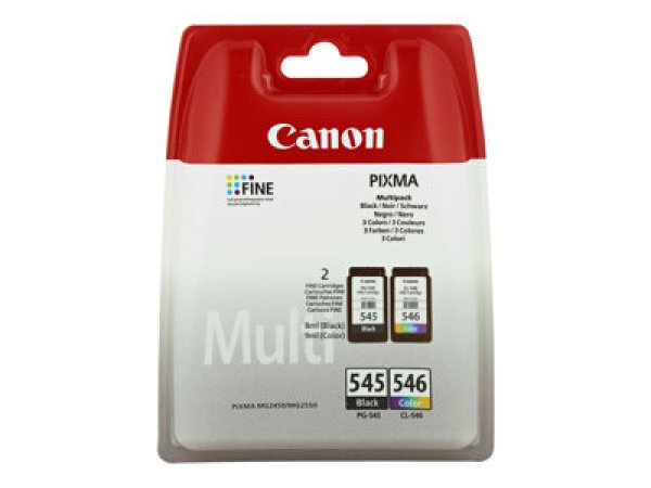 Sada náplní CANON PG-545 + CL-546, 8287B005 černá + barevná (1x8/1x9 ml)
